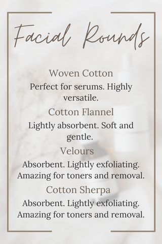 Made to Order - Pocketed Facial Rounds / Makeup Wipes - Custom or Mystery Print